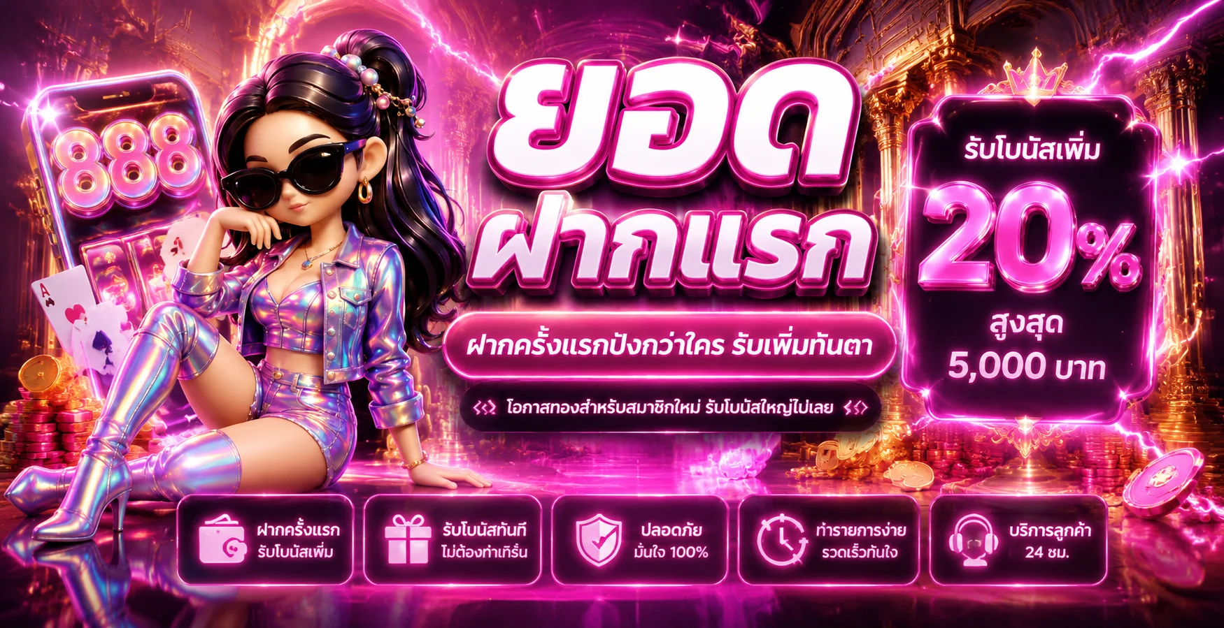 โปรโมชั่นฝากแรกของวัน VODKAFUN รับโบนัสเพิ่ม