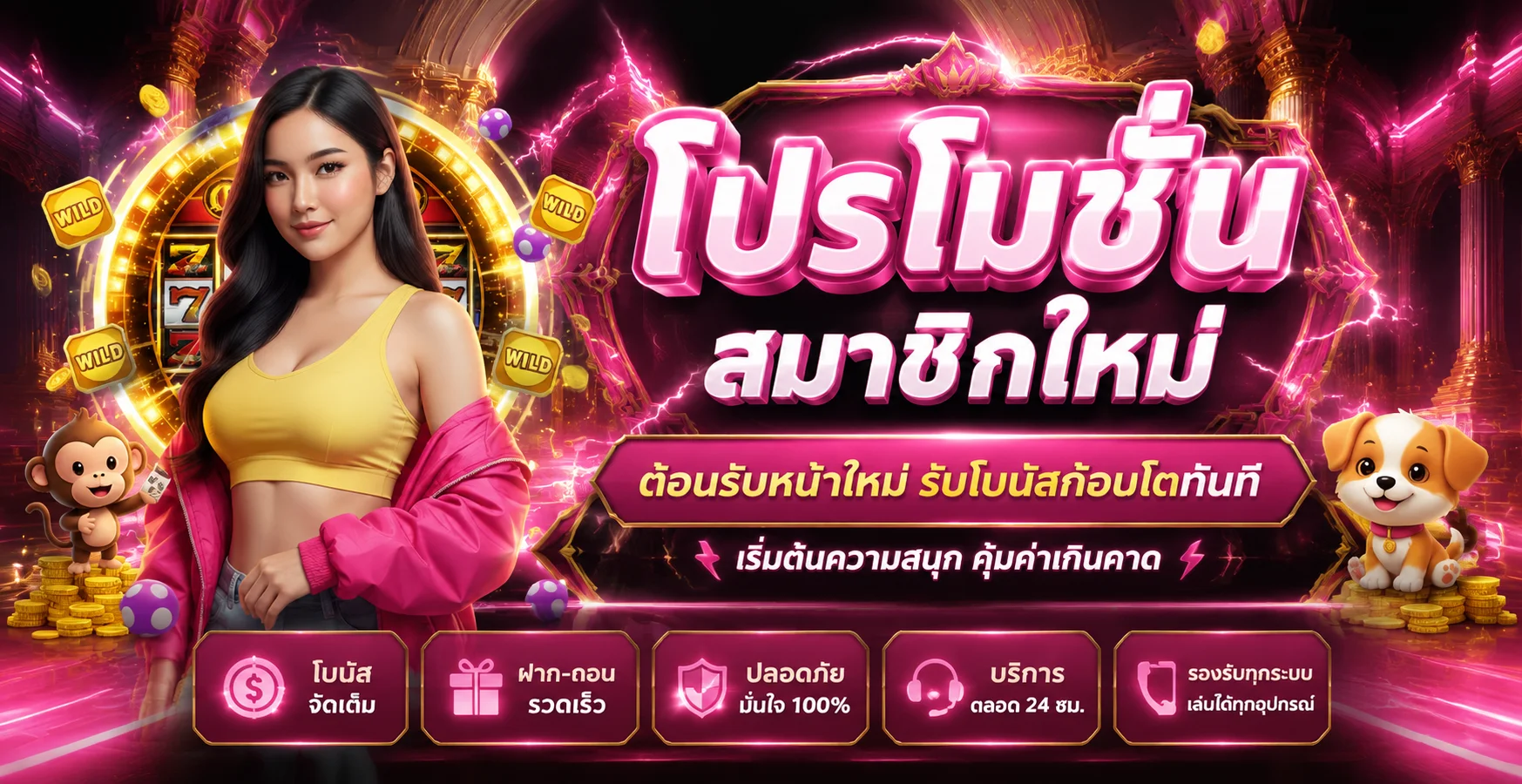 โปรโมชั่นสมาชิกใหม่ VODKAFUN รับโบนัสฝากแรก 100%
